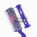 Pieptene brici de filat parul cu maner din plastic Cod 001